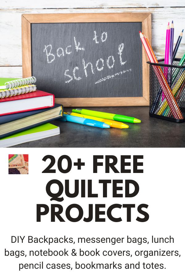 Back to School DIY Free Patterns