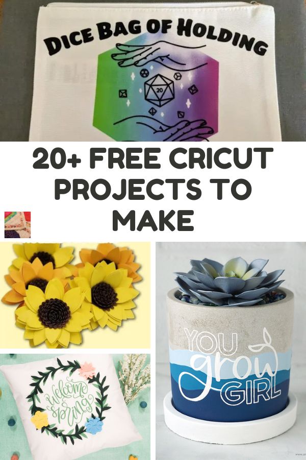 20+ Free Cricut Projects