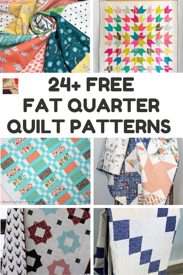 24+ Quilts From Fat Quarters