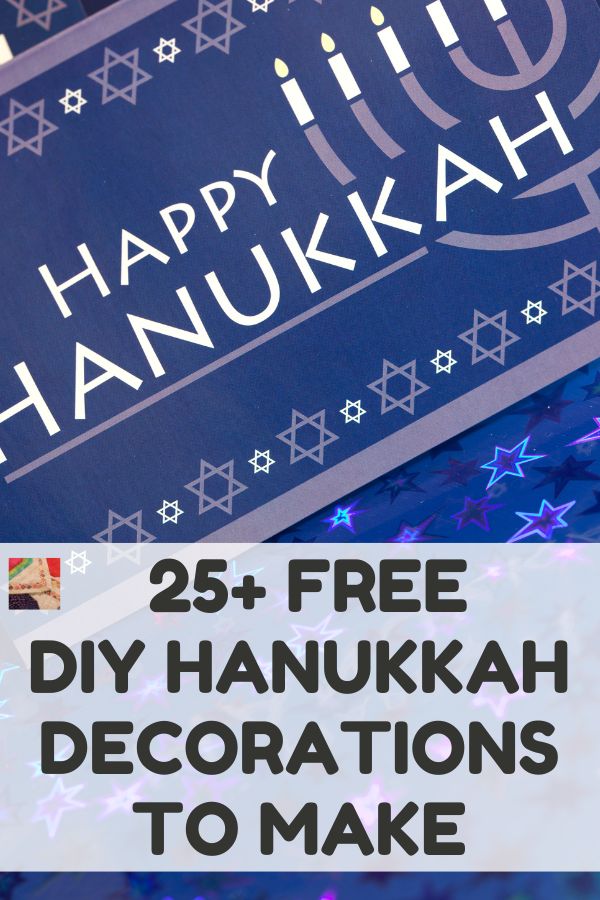 25+ DIY Hanukkah Decoration Ideas