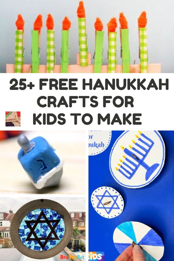 Over 25 Hanukkah Crafts for Kids