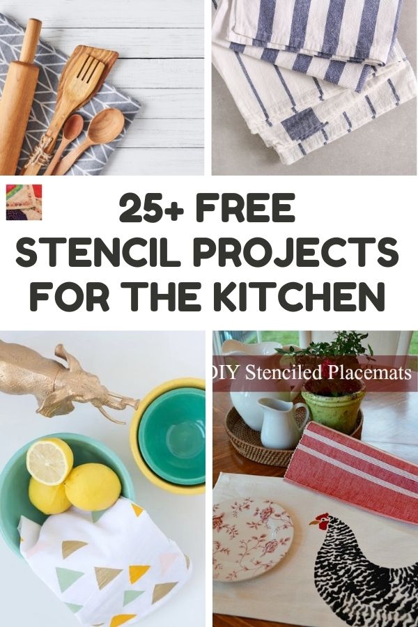 25+ DIY Stencil Projects for the Kitchen