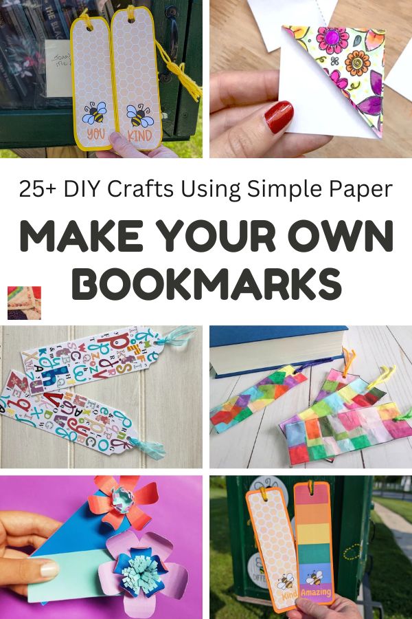 25+ DIY Bookmark Ideas With Paper