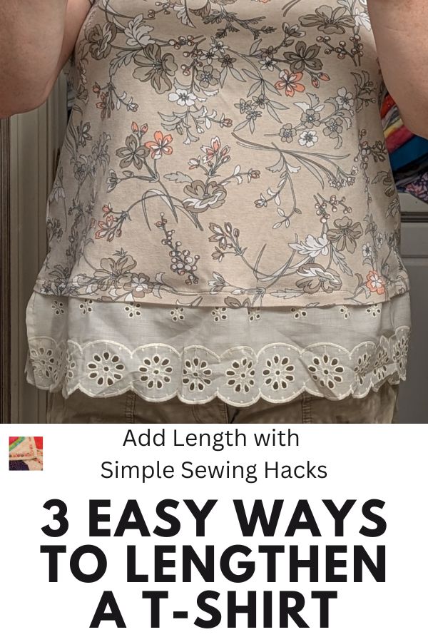 3 Ways to Lengthen a Shirt - pin