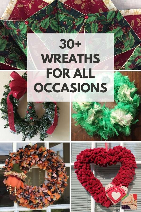 Free Ideas for 30+ All Occasion Wreaths