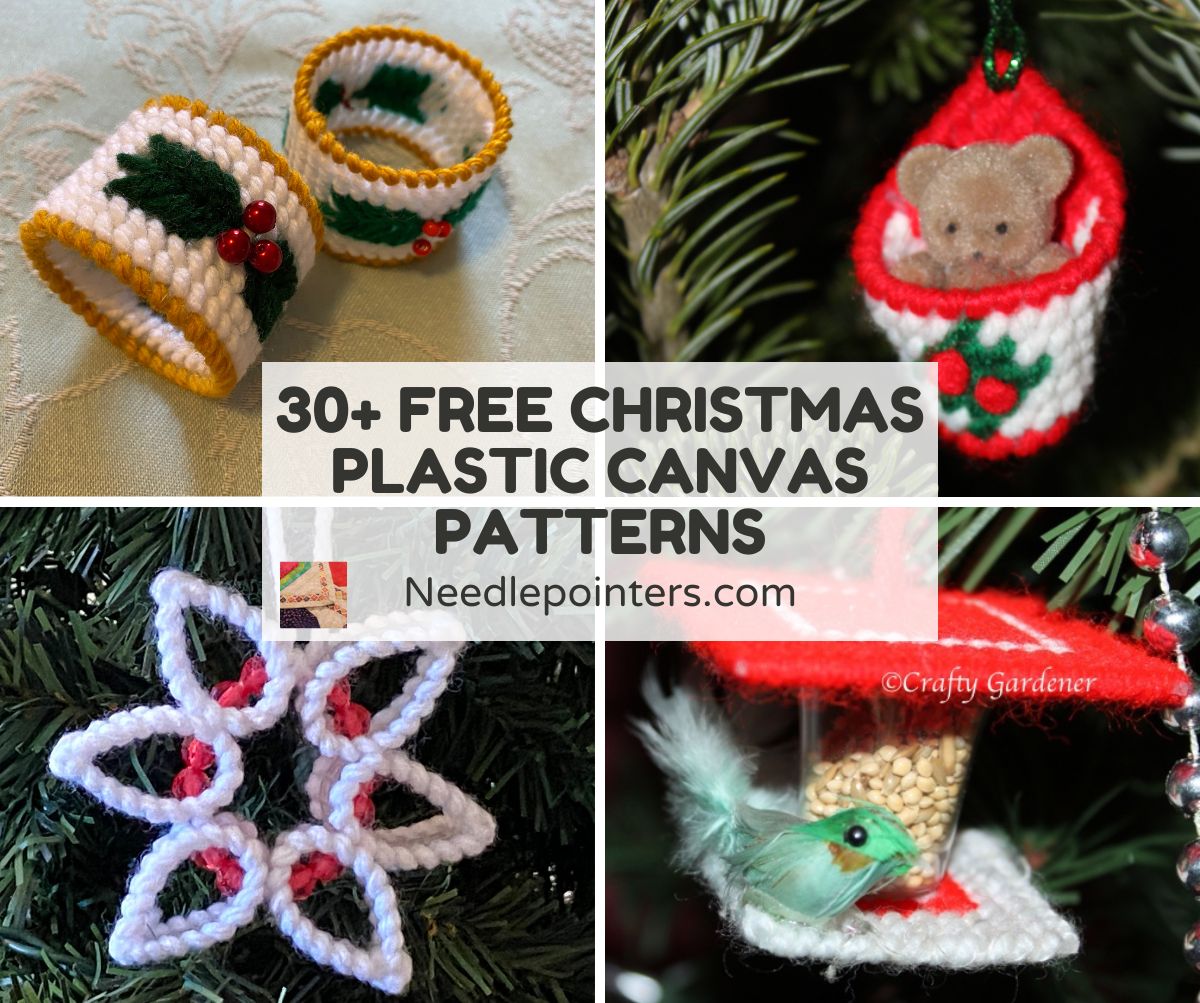 Free Christmas Plastic Canvas Patterns | Needlepointers.com free-christmas-plastic-canvas-patterns-needlepointers-com