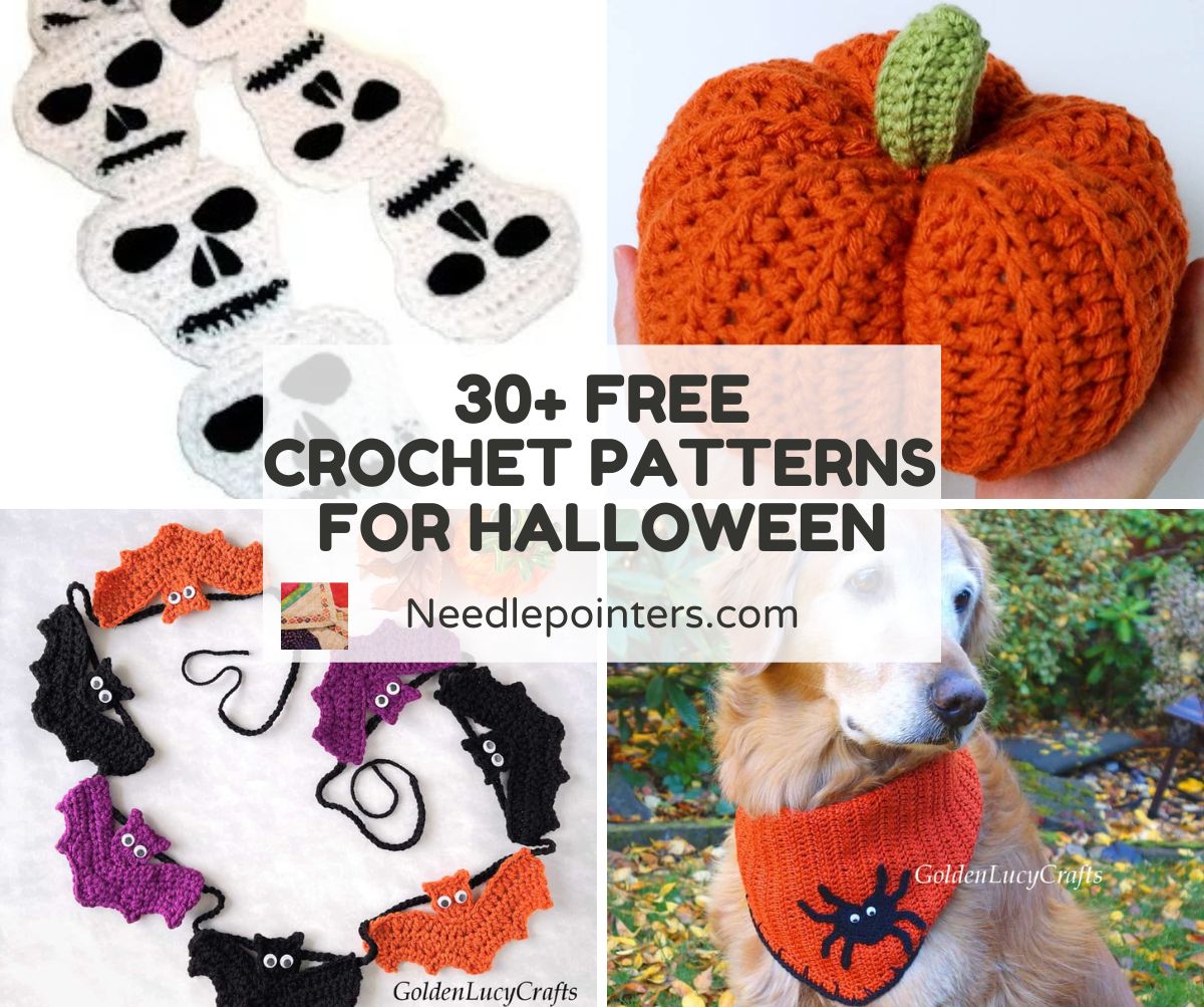 30+ Free Crochet Patterns for Halloween