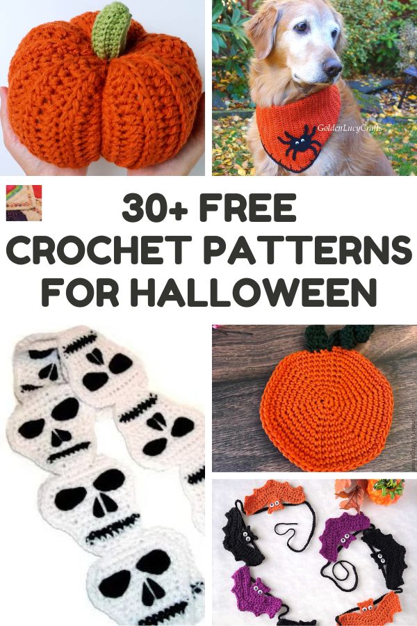 30+ Free Crochet Patterns for Halloween