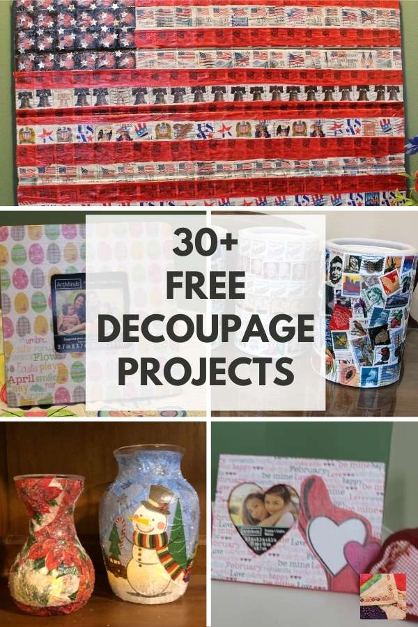 Decoupage paper mache box - Storage box ideas - Decoupage tutorial -  Decoupage for beginners 