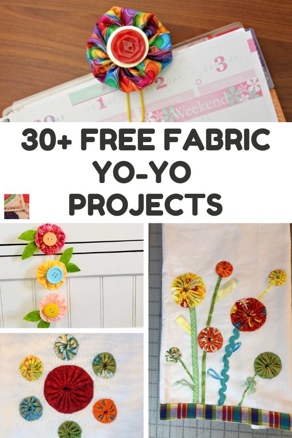 30+ Free Fabric Yo-Yo Projects