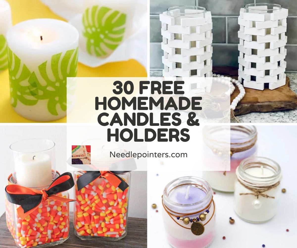 DIY Candle Holder and Candle Craft Ideas