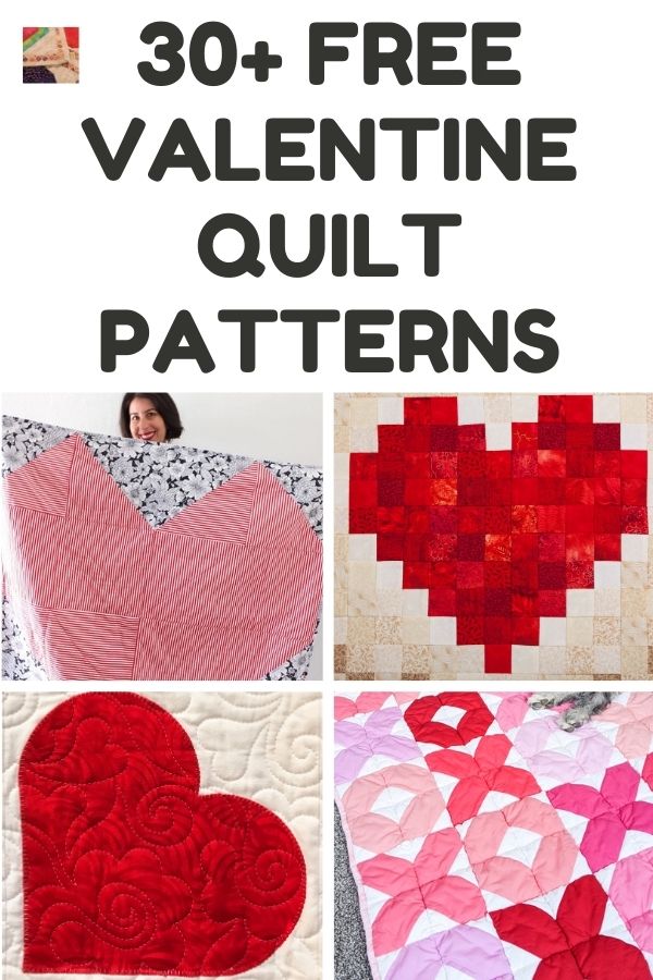 30+ Free Valentine Quilt Patterns