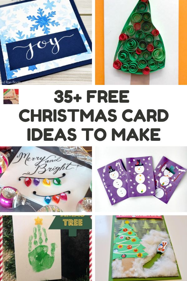 35+ Top DIY Christmas Card Ideas for You to Make