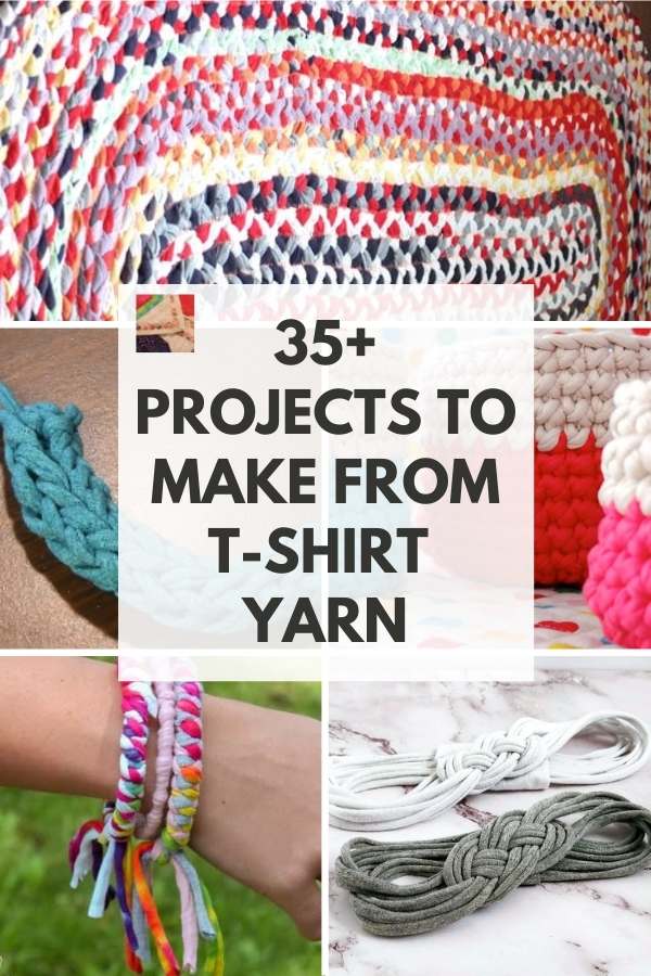 Over 45 T-shirt Yarn Projects