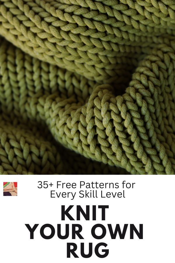 35+ Free Knitted Rug Patterns