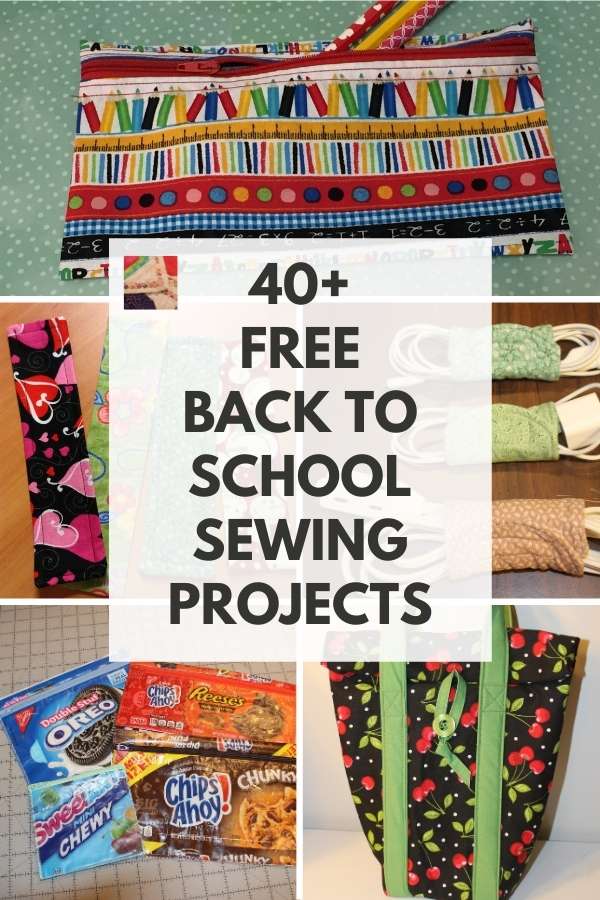 Back to School Sewing Projects, Patterns, and Crafts