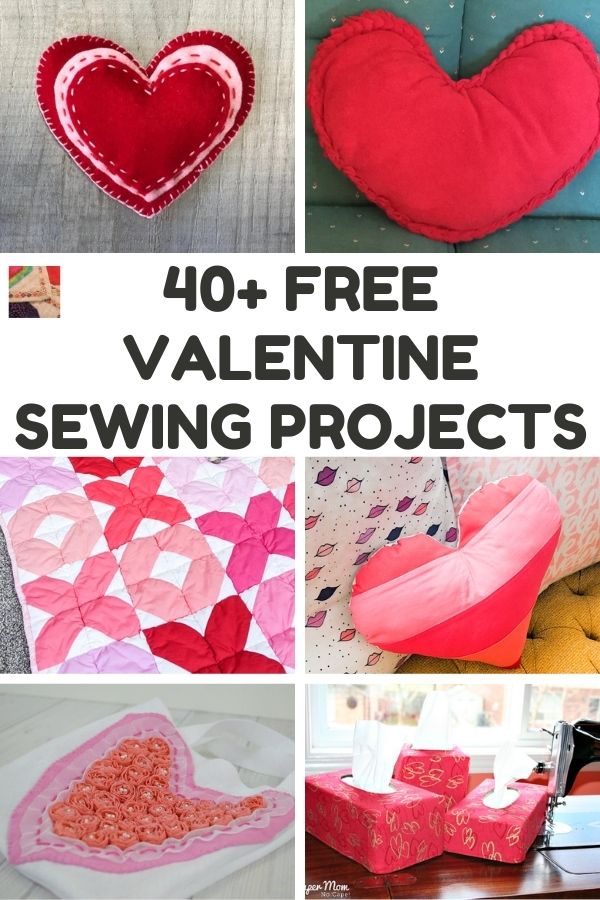 40 Free Valentine Sewing Projects - pin 2