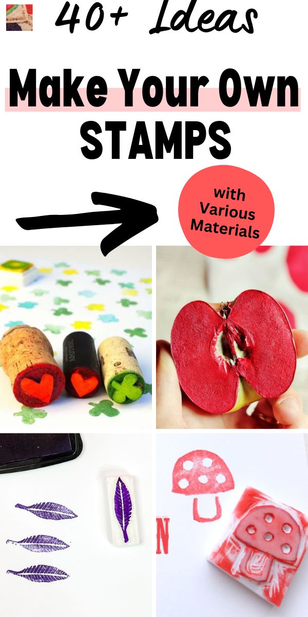 How to Make Your Own Stamps From Various Materials