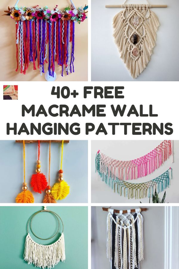 40+ Best DIY Free Macrame Wall Hanging Patterns