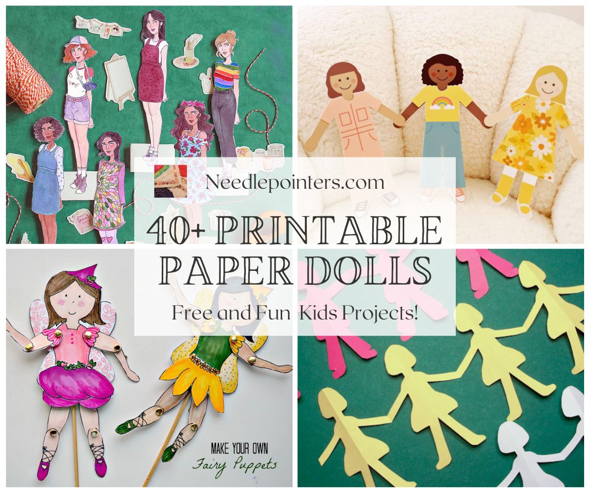 Pioneer Girl and Pioneer Boy Paper Doll Printables