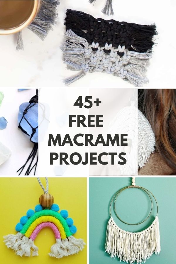 Over 45 Completely Free Macrame Projects