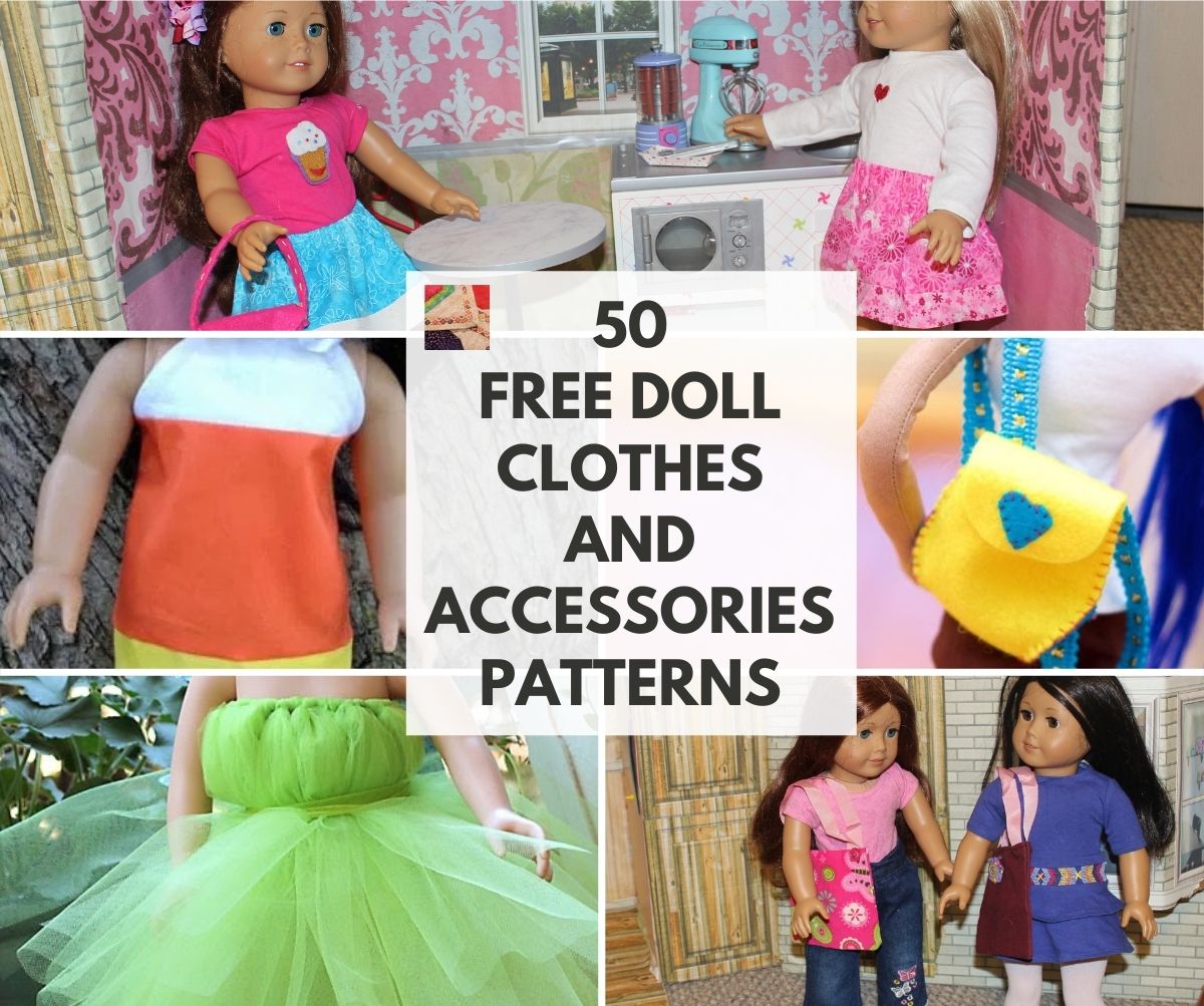 DIY Barbie doll clothes - a video sewing tutorial plus free