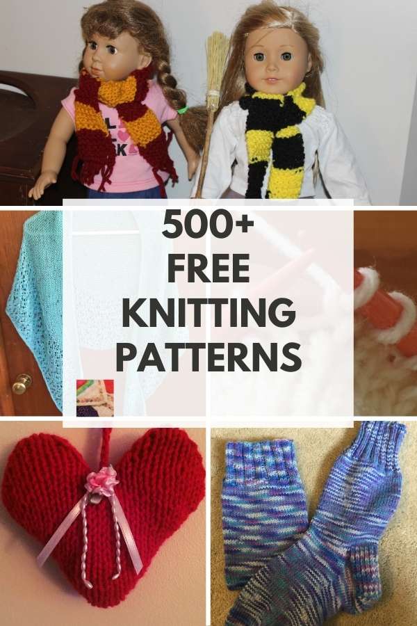 Over 500 Free Knitting Patterns