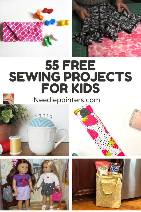 30+ Free Beginner Sewing Projects for Kids & Teens