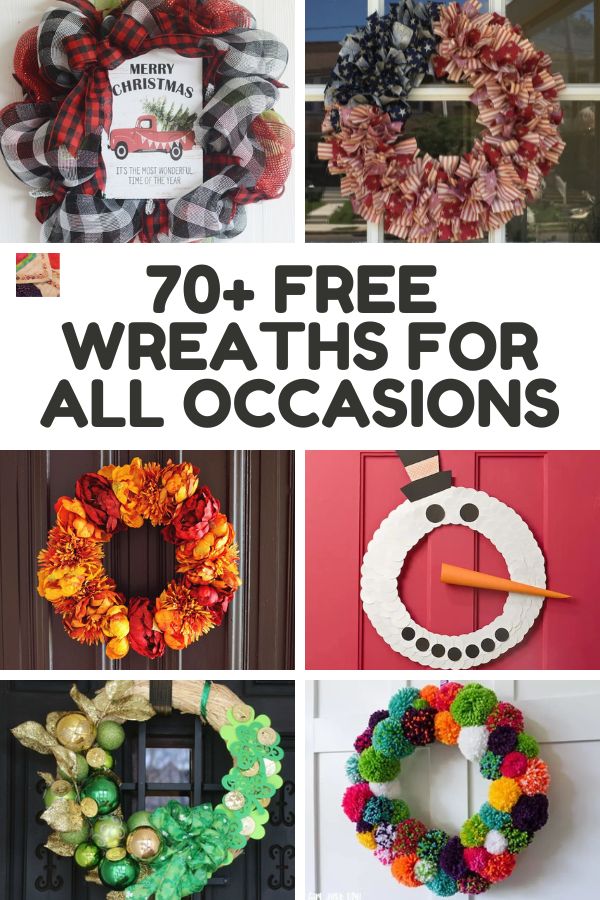 Free Ideas for 70+ All Occasion Wreaths