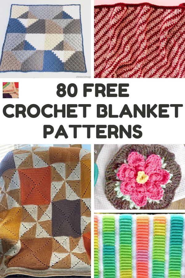 Over 80 FREE Crochet Afghan and Blanket Patterns