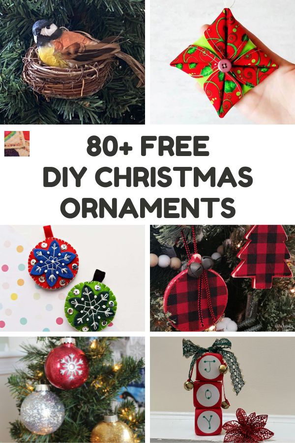 Over 80 Easy DIY Christmas Ornaments