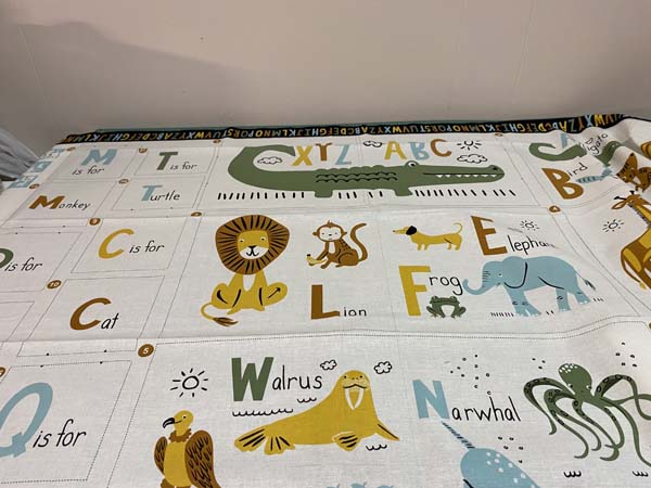 ABC XYZ Cloth Panel Book