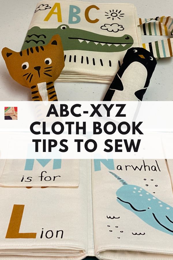 ABC-XYZ Cloth Book - Tips to Sew - pin