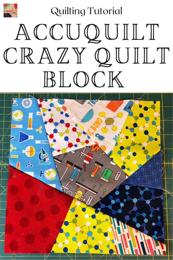 Accuquilt: Crazy Quilt Block - pin