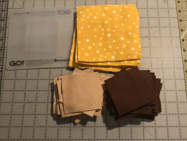 Accuquilt Go Cutter Cut Fabrics