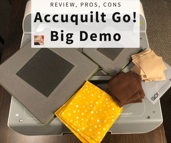 Accuquilt Go! Fabric Cutting Machine Review & Demo with Pros & Cons
