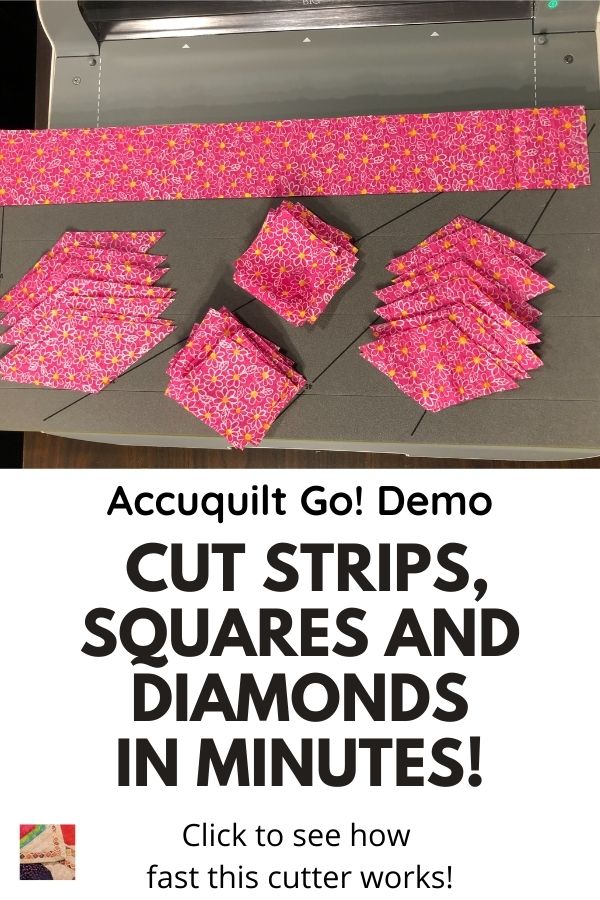 Cut Strips, Squares and Diamonds in Minutes!