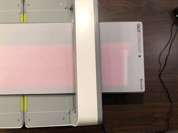 Accuquilt Go Strip Cutters Fabric Going Through Cutter