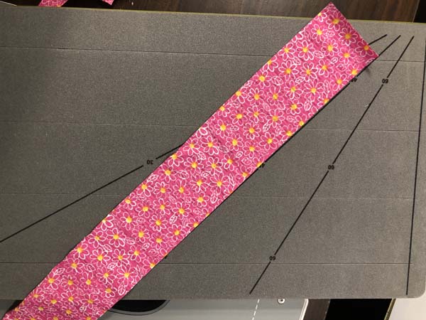 Accuquilt Go Strip Cutters Sub cut into Diamonds 45 degree