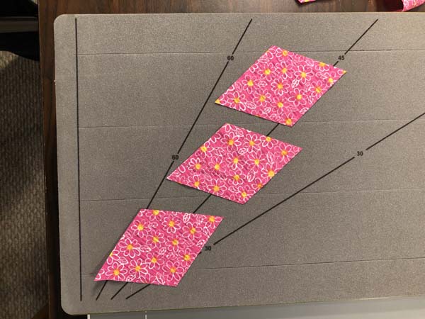 Accuquilt Go Strip Cutters Tumbling Block Diamonds