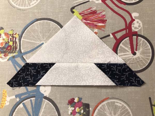 Accuquilt Hunters Star Block 14 Section 1 Add Triangle Front