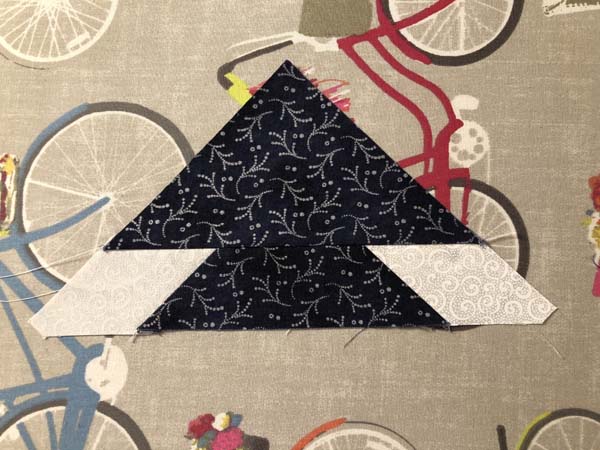 Accuquilt Hunters Star Block 15 Section 2 Add Triangle Front