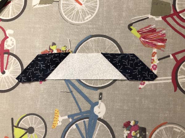 Accuquilt Hunters Star Block 9 Section 1 Iron Seams Front