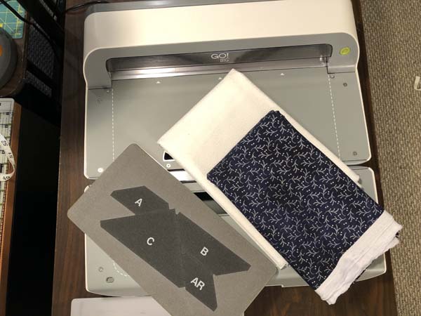 Accuquilt Hunters Star Block Fabrics and Die