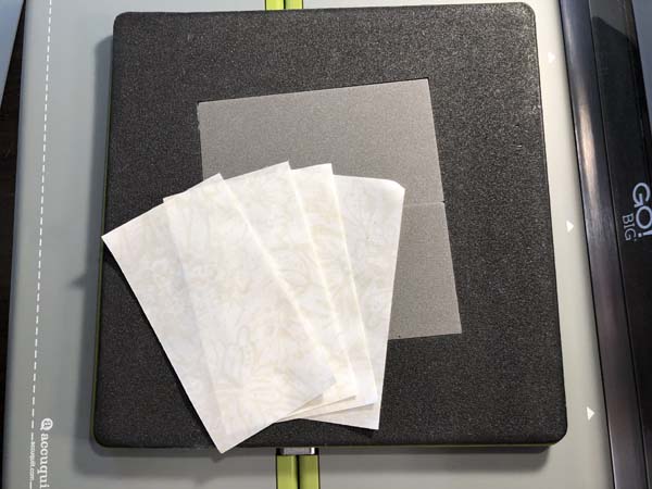 Accuquilt Louisiana Block 13 Light Fabric Rectangles Cut