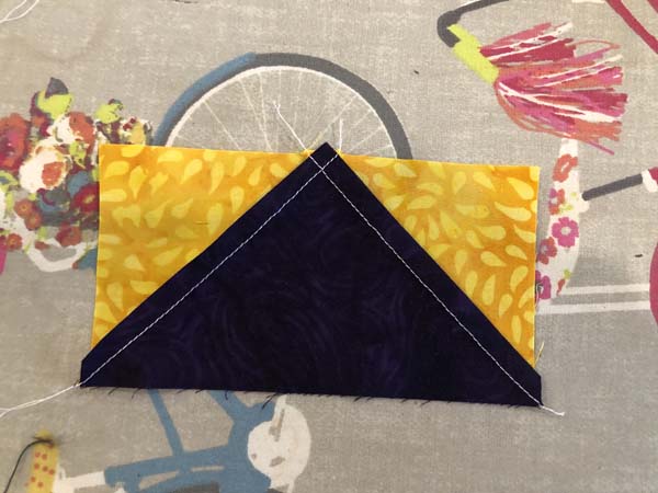 Accuquilt Louisiana Block 27 Flying Geese Second Half Show Back