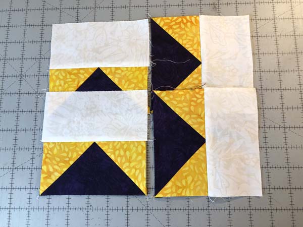 Accuquilt Louisiana Block 36 Flip Around two blocks