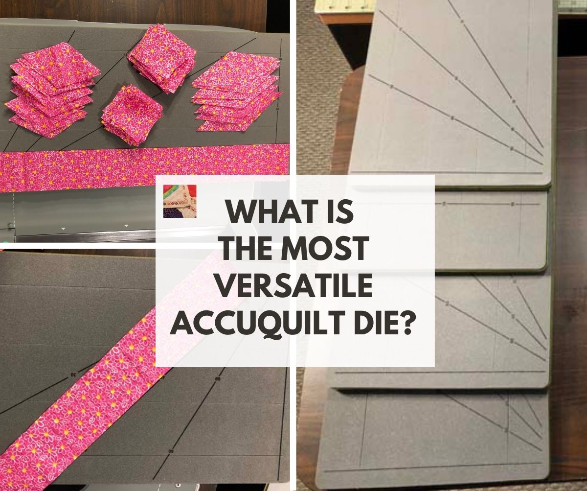Accuquilt Go! Strip Dies can cut Strips, Squares and Diamonds