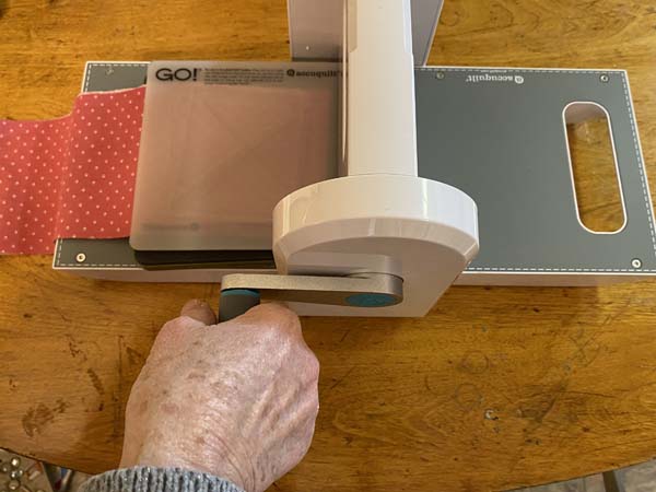 Accuquilt Windy Pinwheel Block Cut Fabric