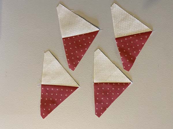 Accuquilt Windy Pinwheel Block Finished Half Square Triangles